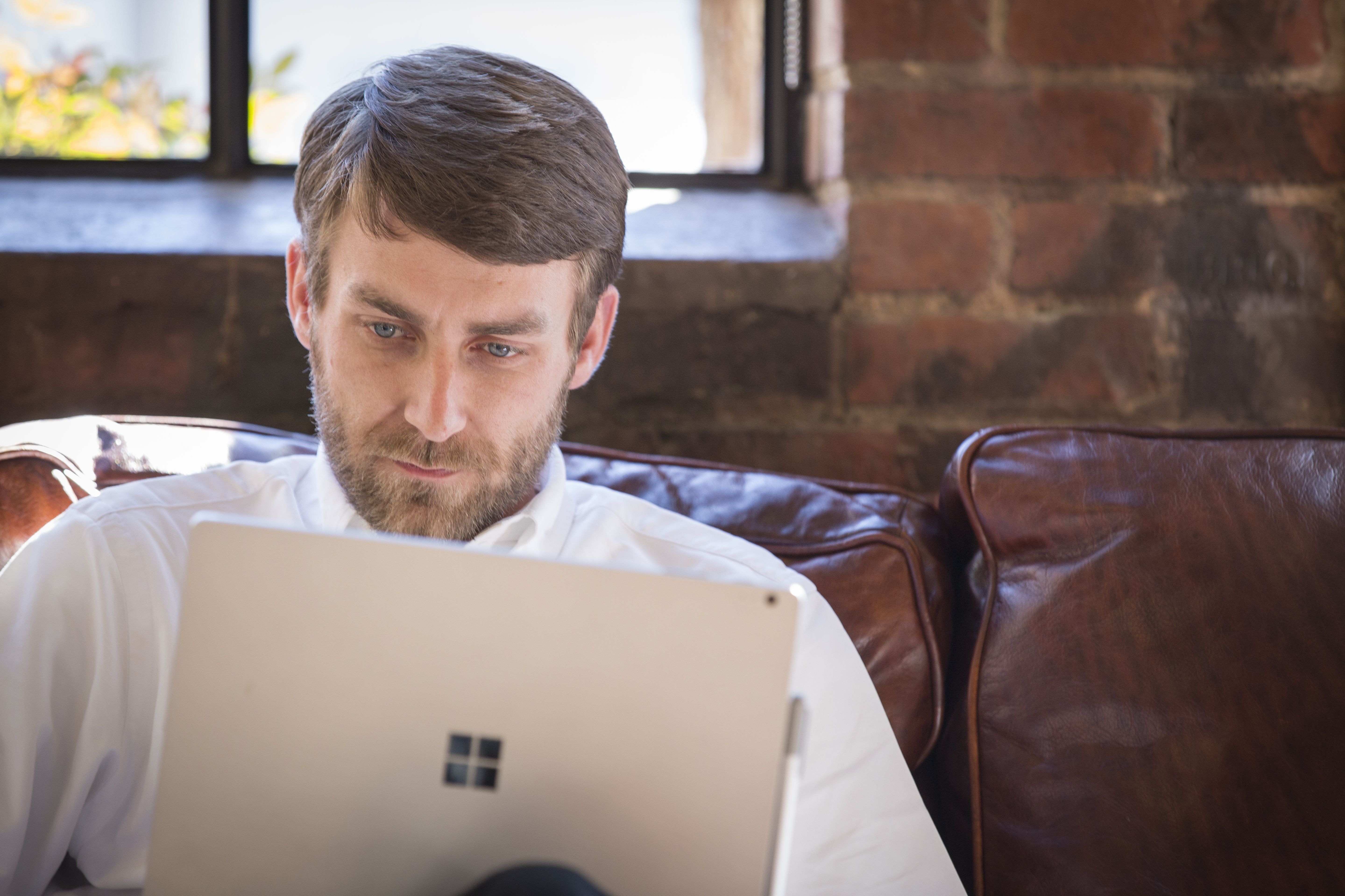 Standley Employee at Computer
